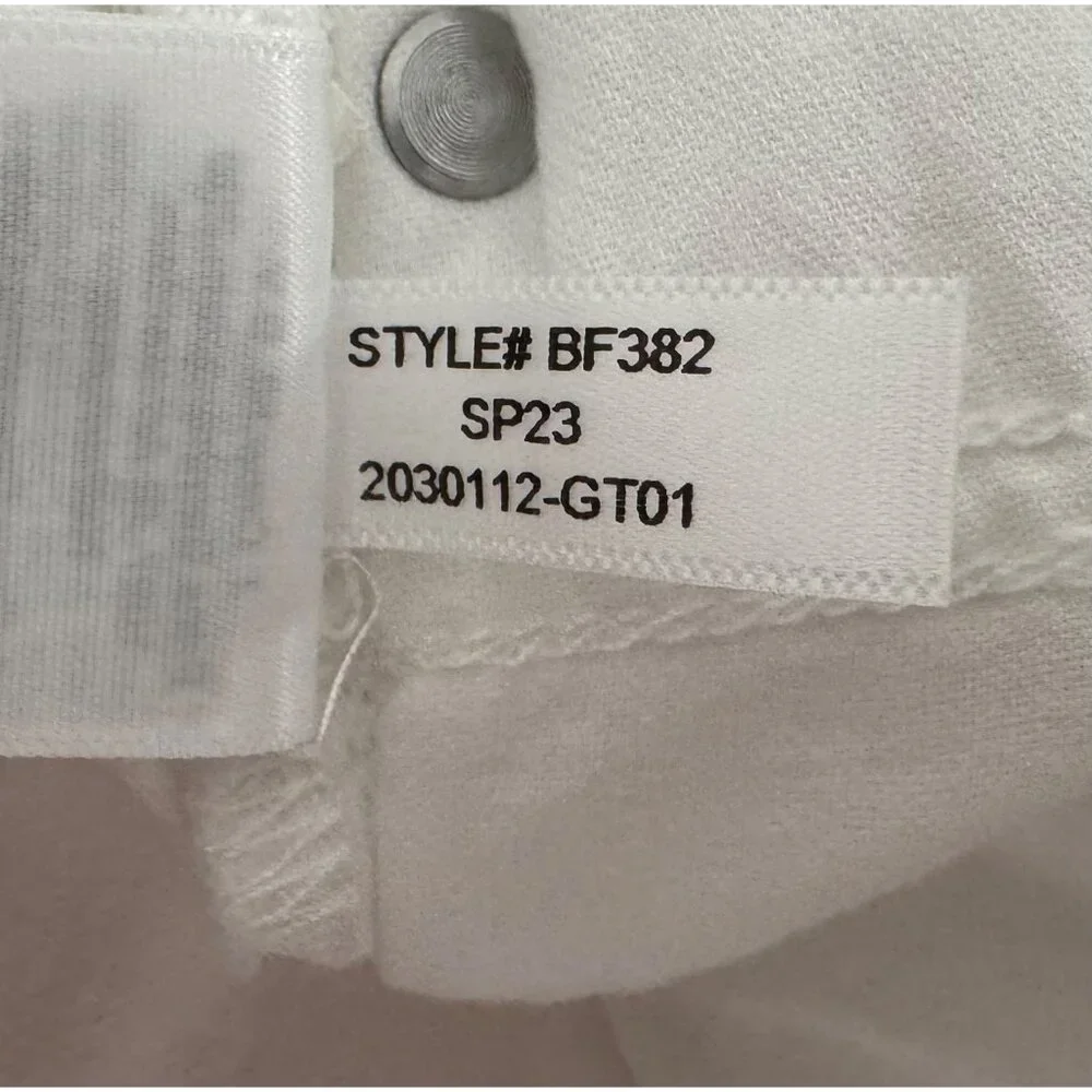 J.Crew High-rise denim short in‎ white 90s coastal sz 35